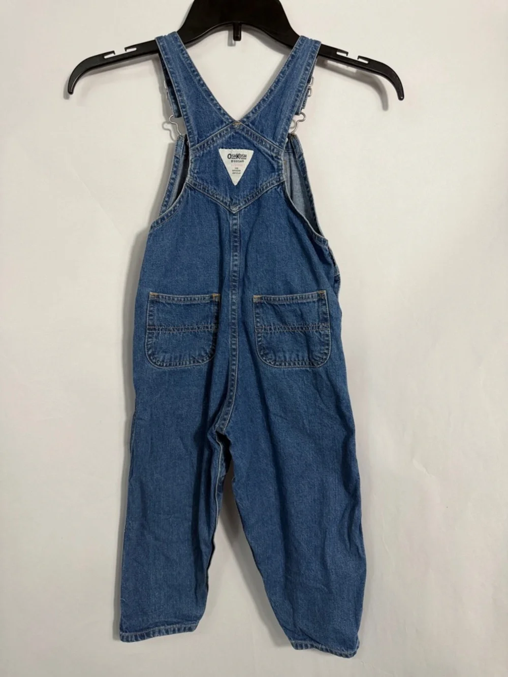 Vintage OshKosh B'Gosh Denim Bib Overalls 4T‎ Genuine Article 90s Girls